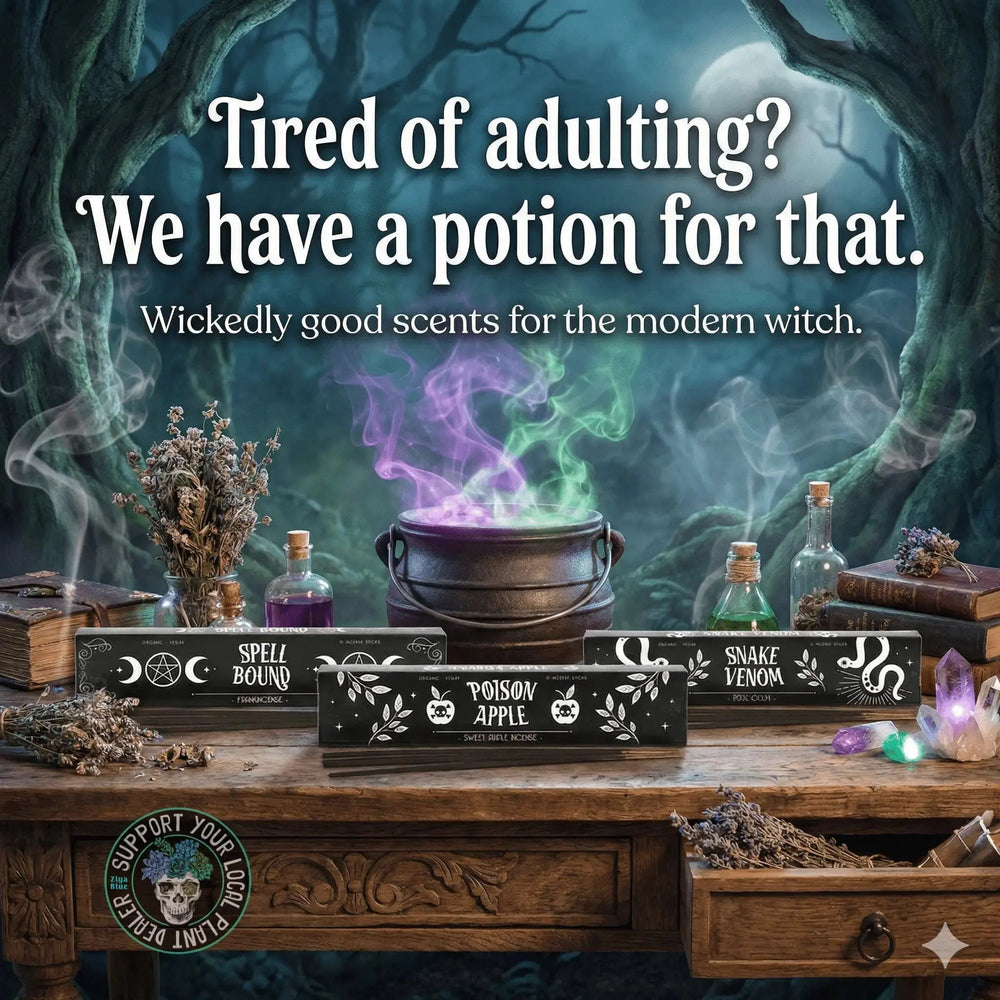 Midnight Rituals Incense Sticks: The "Shadow Work" Collection 🌙✨ Pacific Giftware Ziya Blue