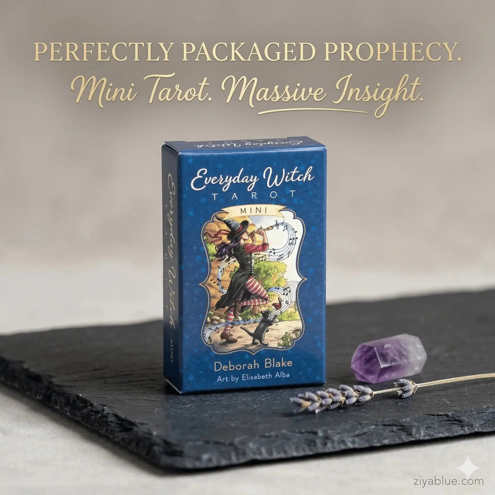 Mini Everyday Witch Tarot Deck | 78 Cards Ziya Blue Ziya Blue