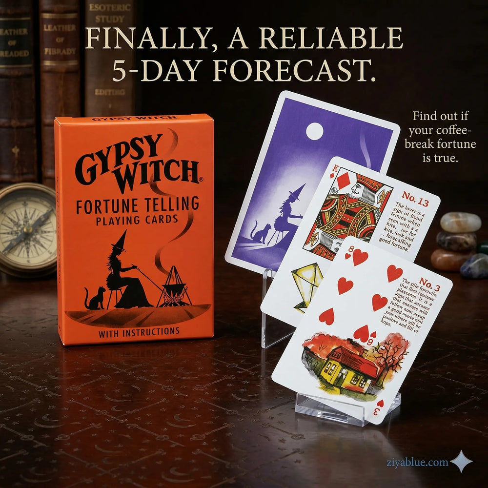 Mini Fortune Telling Cards  Ziya Blue