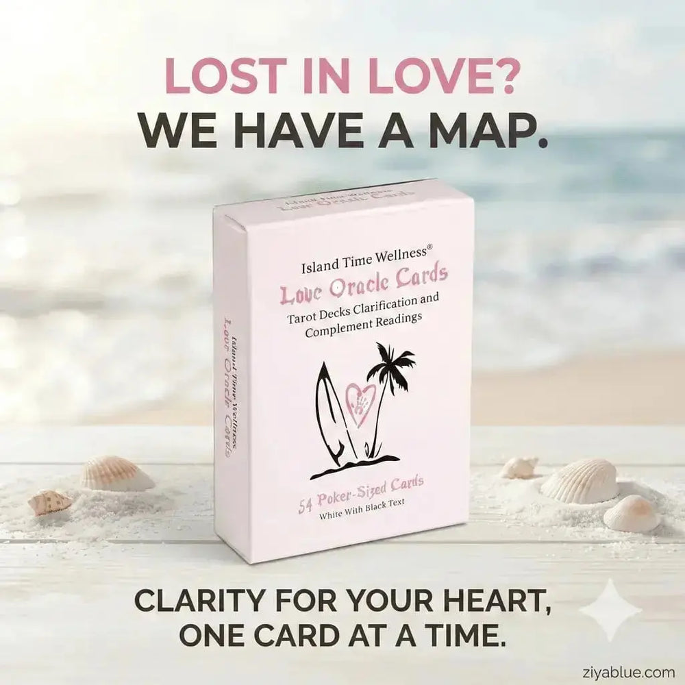 Mini Love Oracle Cards: Island Time Wellness Ziya Blue Ziya Blue