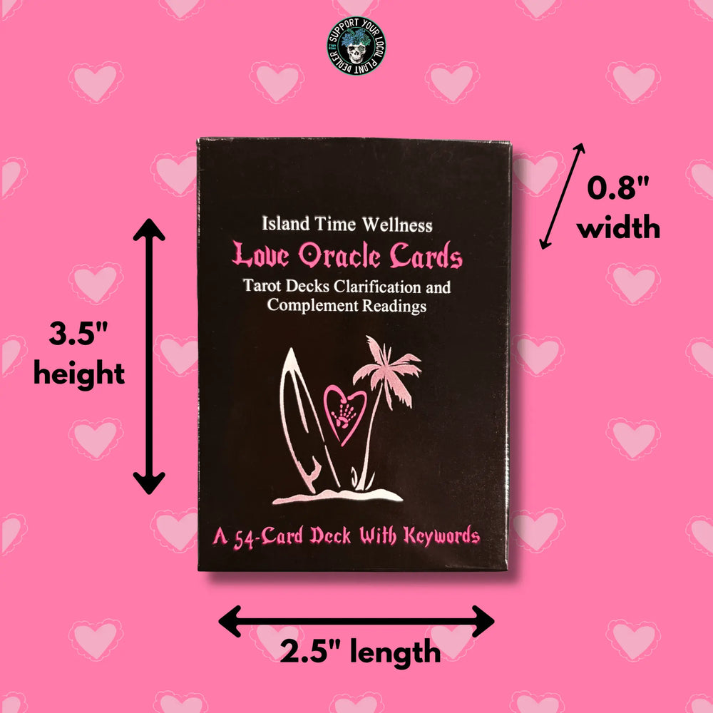 Mini Love Oracle Cards: Island Time Wellness Ziya Blue Ziya Blue