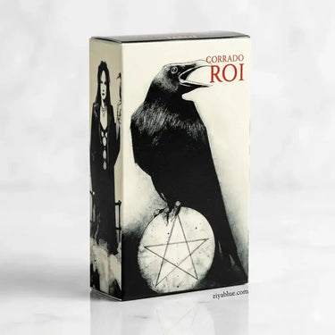 Mini Murder of Crows Tarot Deck | Gothic Divination Set  Ziya Blue