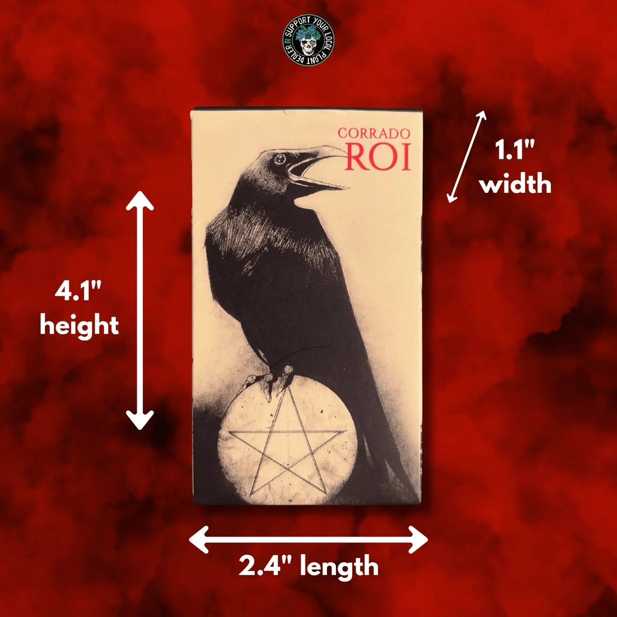 Mini Murder of Crows Tarot Deck | Gothic Divination Set  Ziya Blue