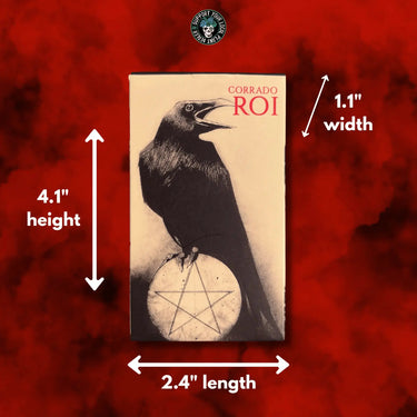 Mini Murder of Crows Tarot Deck | Gothic Divination Set  Ziya Blue
