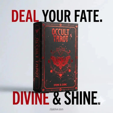 Mini Occult Tarot Deck: Infernal Wisdom Ziya Blue Ziya Blue