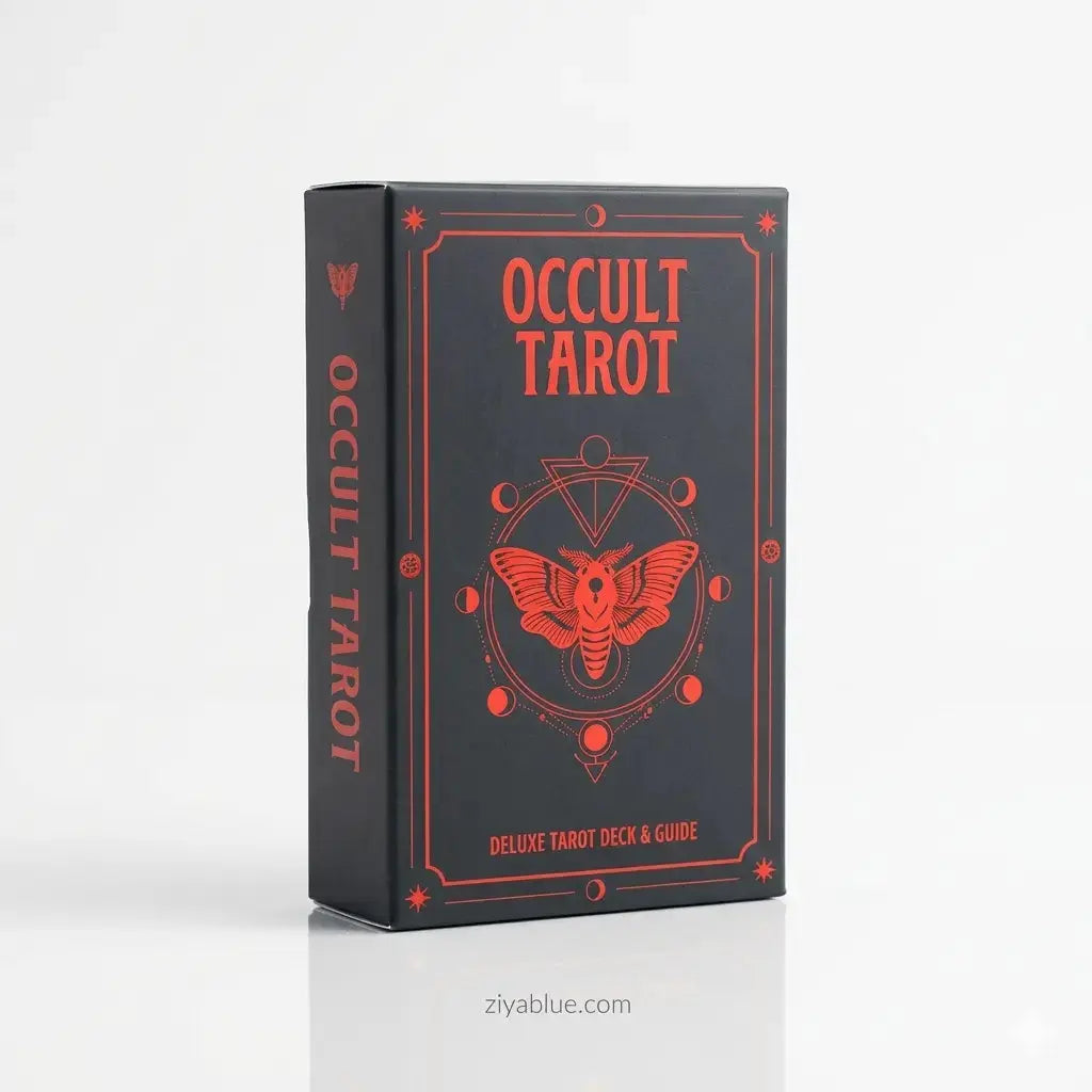 Mini Occult Tarot Deck: Infernal Wisdom Ziya Blue Ziya Blue