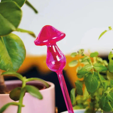 Mini Plant Life Support - Neon Glass Automatic Drip Feeder Bubblegum Stuff Ziya Blue