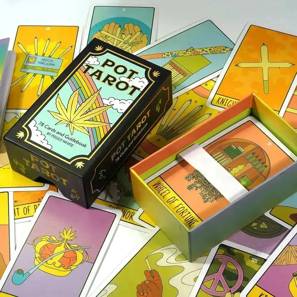 Mini Pot Tarot Deck: 420-Friendly Divination | Ziya Blue Ziya Blue Ziya Blue