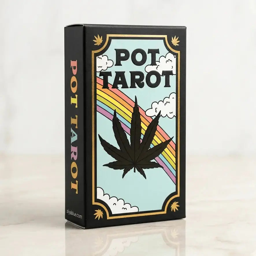 Mini Pot Tarot Deck: 420-Friendly Divination | Ziya Blue Ziya Blue Ziya Blue