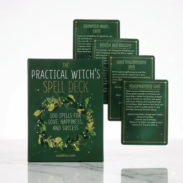 Mini Practical Witch Spell Deck: 100-Card Edition  Ziya Blue