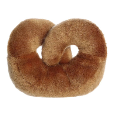 Mini Pretzel Plush Toy | Twist Pretzel Palm Pal | 3.5" Aurora Ziya Blue