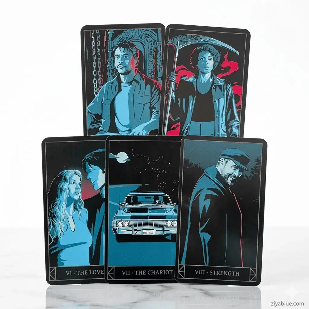 Mini Supernatural Tarot Deck | 78-Card Fandom Set Ziya Blue Ziya Blue