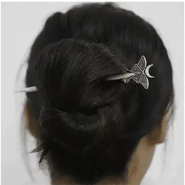 Minimalist Metal Hair Pin: The Sleek 17cm Accessory ✨🥢 Ziya Blue Ziya Blue