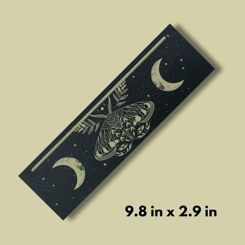 Moon Moth Tarot Card Holder: Celestial Altar Decor 🌙🦋 Ziya Blue Ziya Blue