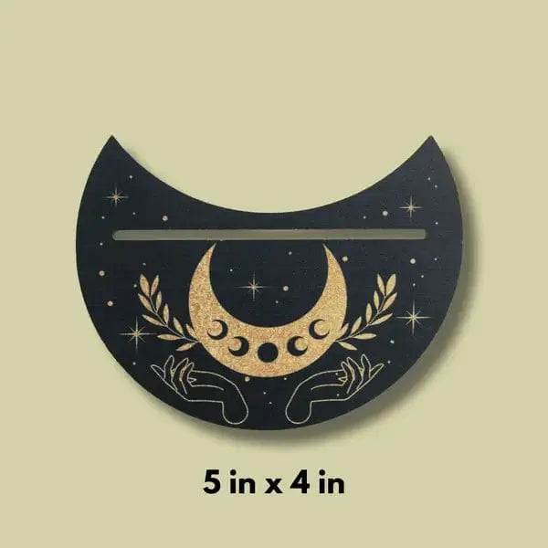 Moon Phase Tarot Card Holder: The "Celestial Intuition" Display 🌙✨ Ziya Blue Ziya Blue