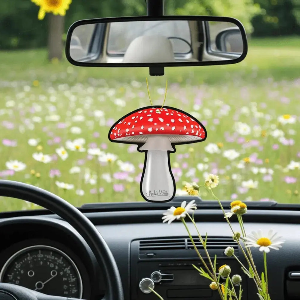 Mushroom Air Freshener Archie McPhee Ziya Blue