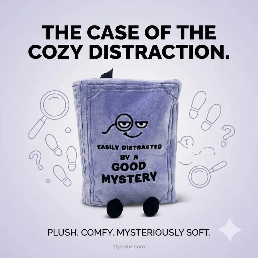 Mystery Book Plush - Your Cozy Whodunit Companion Punchkins Ziya Blue