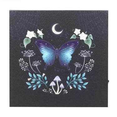 Mystical Midnight Light Up Moth Canvas Something Different Ziya Blue