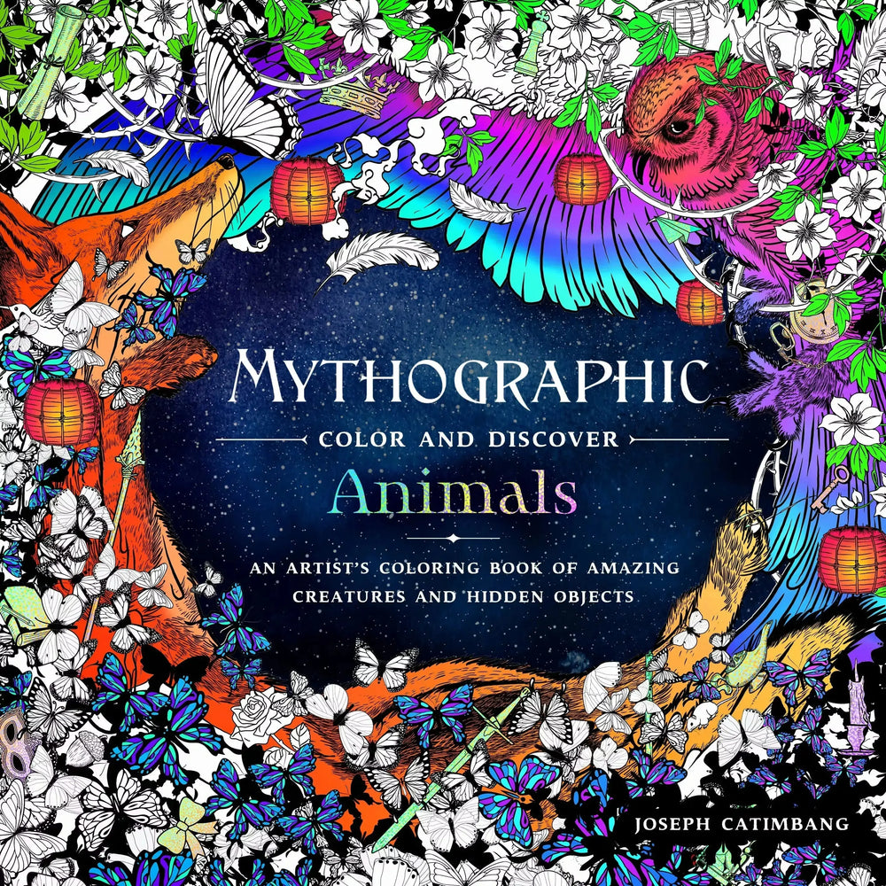 Mythographic Color and Discover: Animals 🦁🌟 Book Depot Ziya Blue