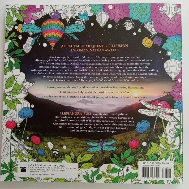 Mythographic Wanderlust Coloring Book Book Depot Ziya Blue