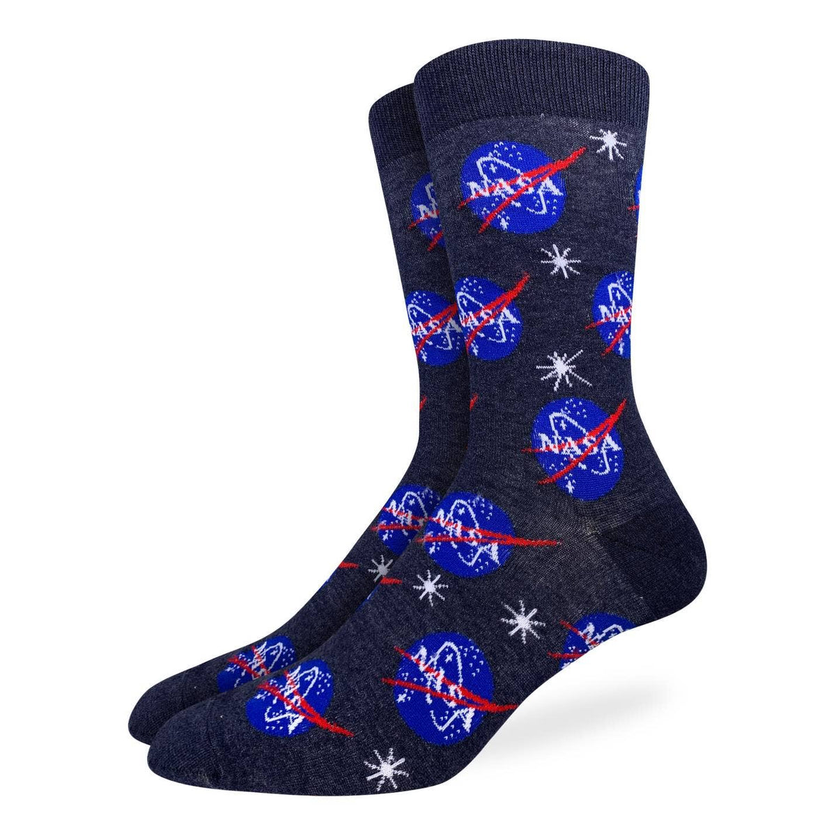 NASA Blue Socks: Mission Ready Good Luck Sock Ziya Blue