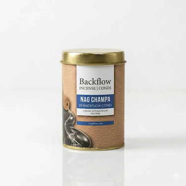 Nag Champa Backflow Cones: Jumbo Incense Pacific Giftware Ziya Blue