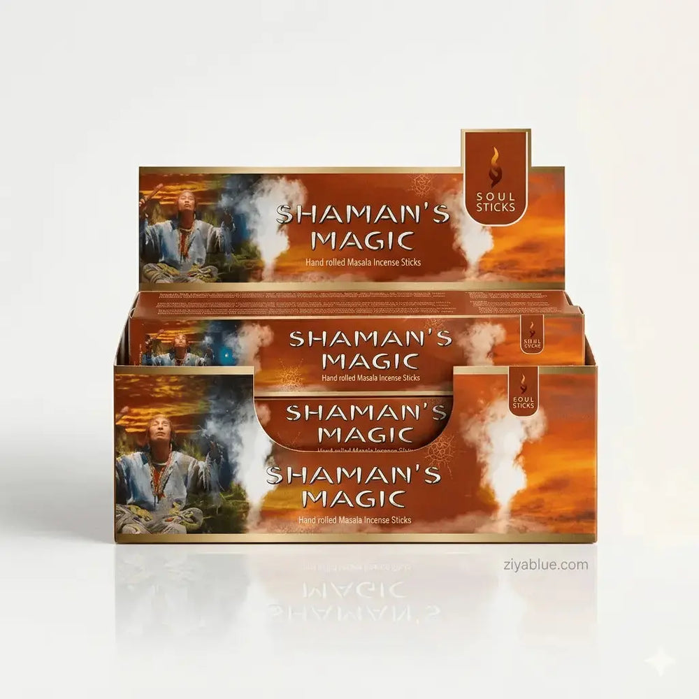 Natural Masala Incense | Soul Sticks "Shaman's Magic" 15g Ziya Blue Ziya Blue