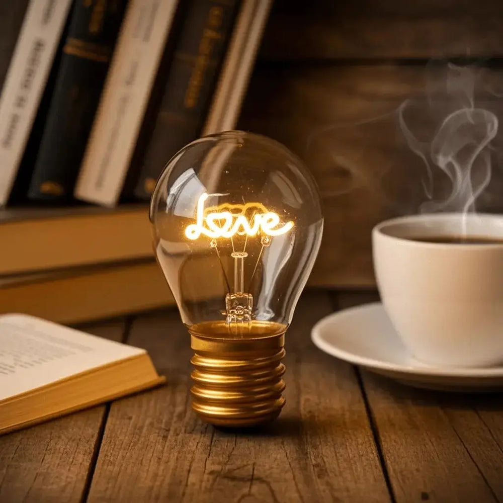 Neon Filament LED Bulb Streamline Ziya Blue