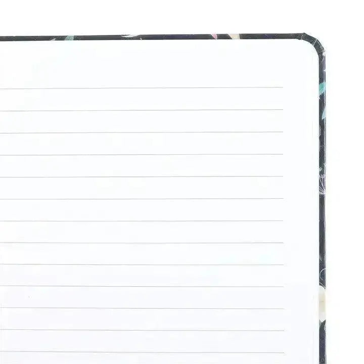 Night Flight Owl Journal | A5 Gold Foil Mystical Notebook Something Different Ziya Blue