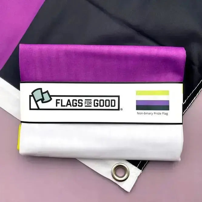 Nonbinary Pride Flag – Celebrate Your Spectrum Flags For Good Ziya Blue