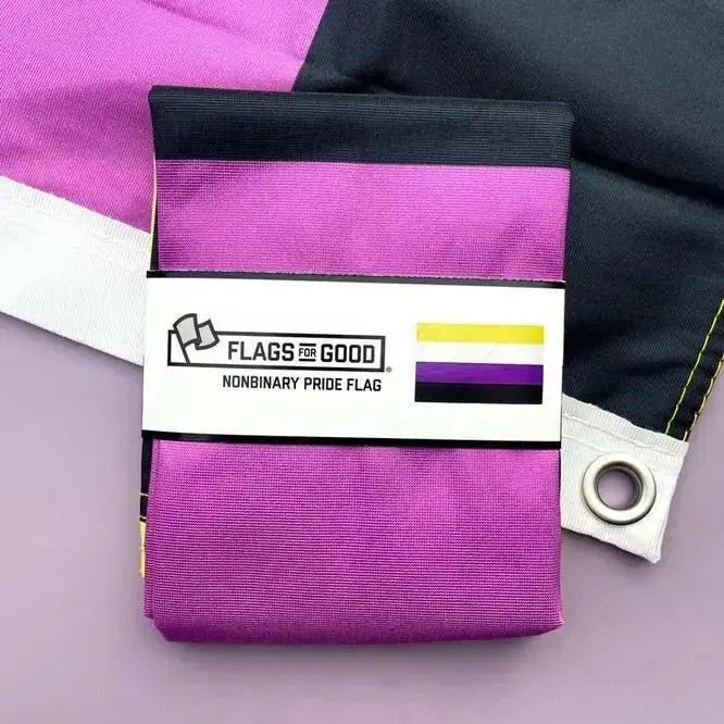 Nonbinary Pride Flag – Celebrate Your Spectrum Flags For Good Ziya Blue