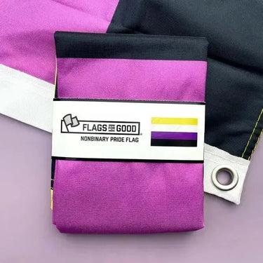 Nonbinary Pride Flag – Celebrate Your Spectrum Flags For Good Ziya Blue