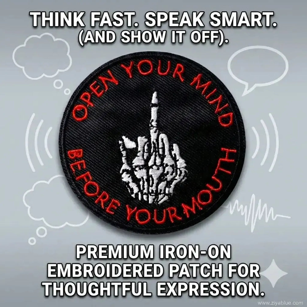 Open Your Mind Patch  Ziya Blue