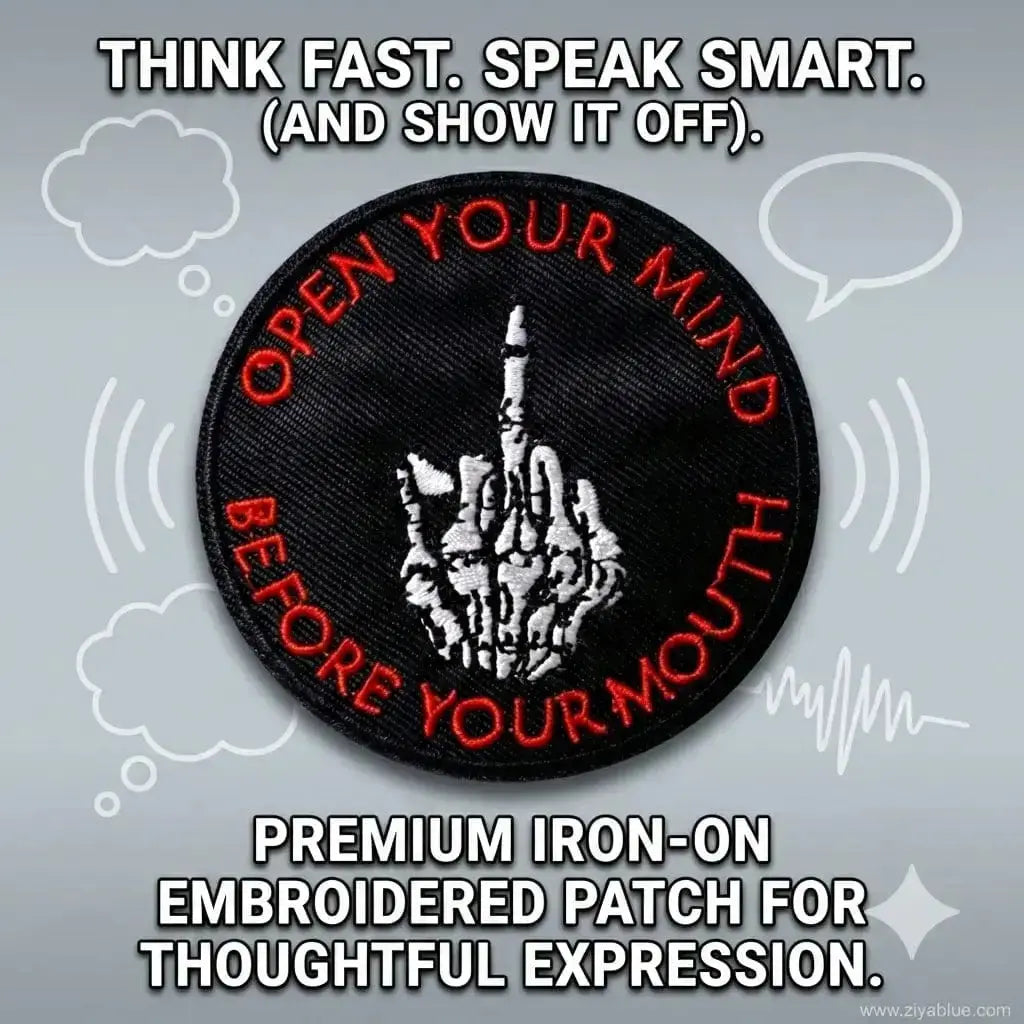Open Your Mind Patch  Ziya Blue