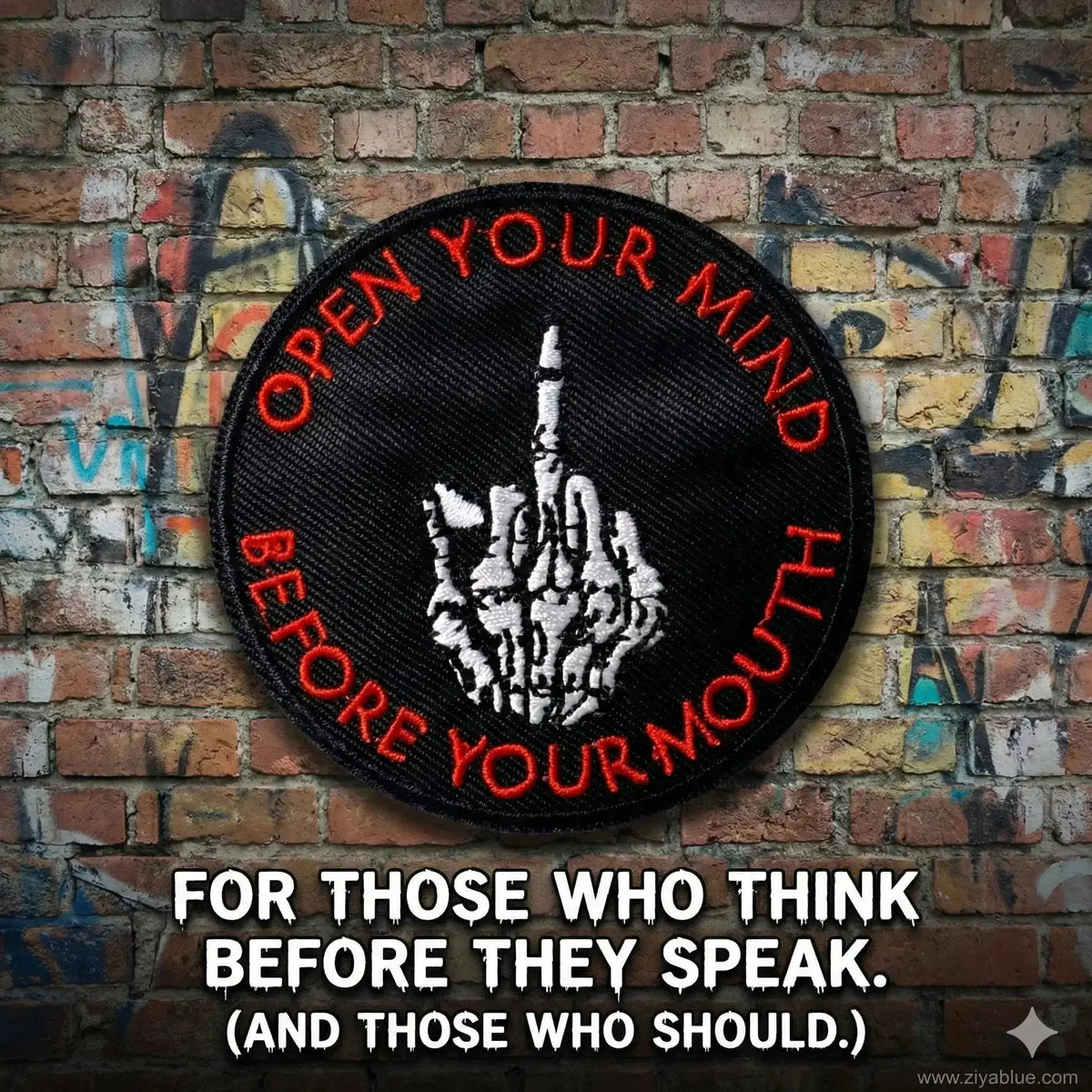 Open Your Mind Patch  Ziya Blue