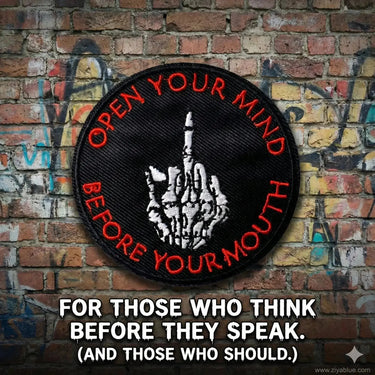 Open Your Mind Patch  Ziya Blue