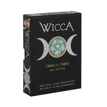 Oracle Cards | Wiccan 33-Card Deck & Guidebook Set Something Different Ziya Blue
