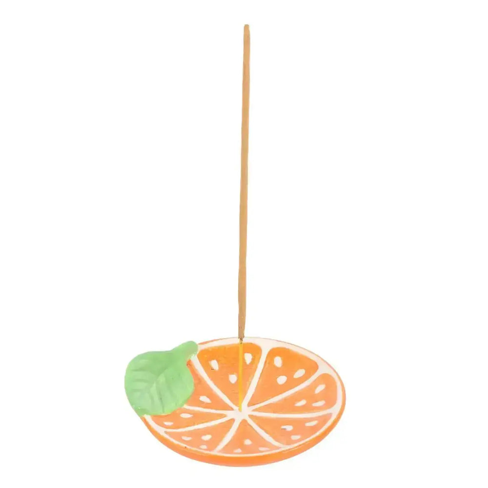 Orange Slice Incense Holder: The "Zest for Life" Burner 🍊✨ Something Different Ziya Blue
