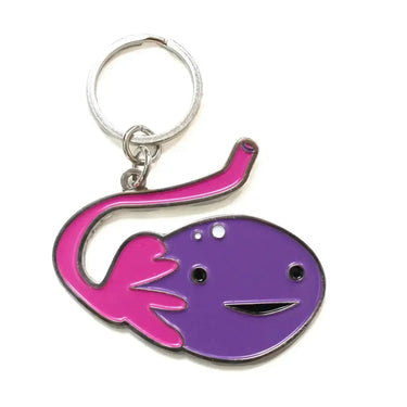 Ovary Keychain: Funny Anatomical Charm Ziya Blue Ziya Blue