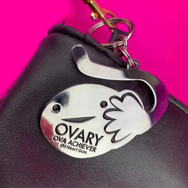 Ovary Keychain: Funny Anatomical Charm Ziya Blue Ziya Blue