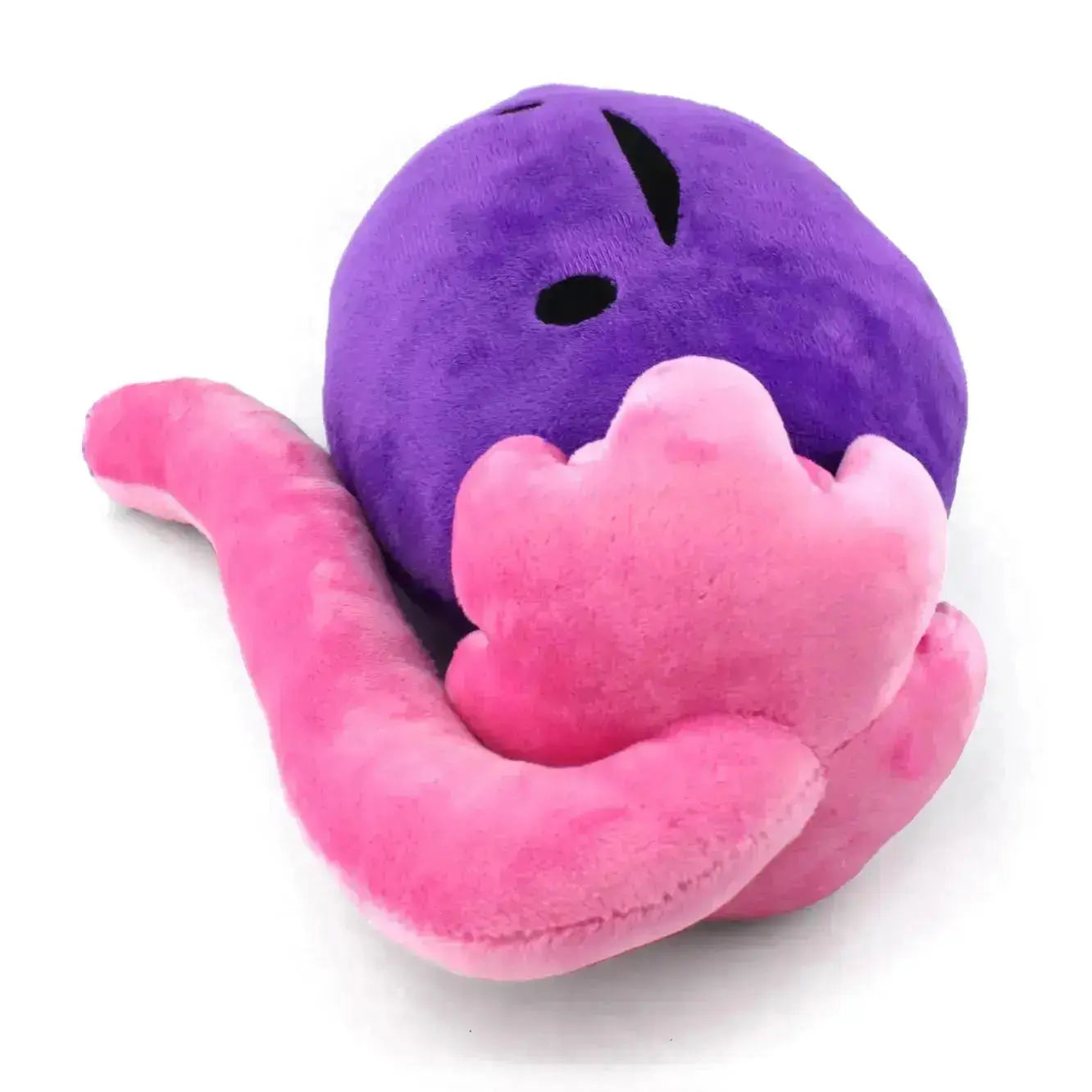 Ovary Plushie: Funny Anatomical Pillow I Heart Guts Ziya Blue