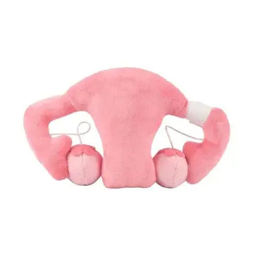 PMS Uterus Plush: Grumpy Menstrual Toy Giant Microbes Ziya Blue