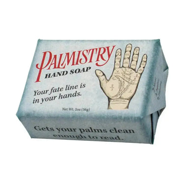 Palmistry Hand Soap: Exfoliating Mini Bar Unemployed Philosophers Guild Ziya Blue