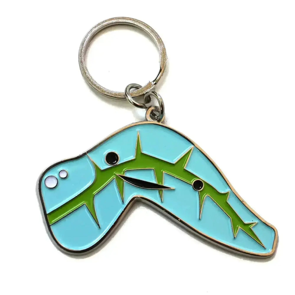Pancreas Keychain: Cute Anatomical Charm I Heart Guts Ziya Blue