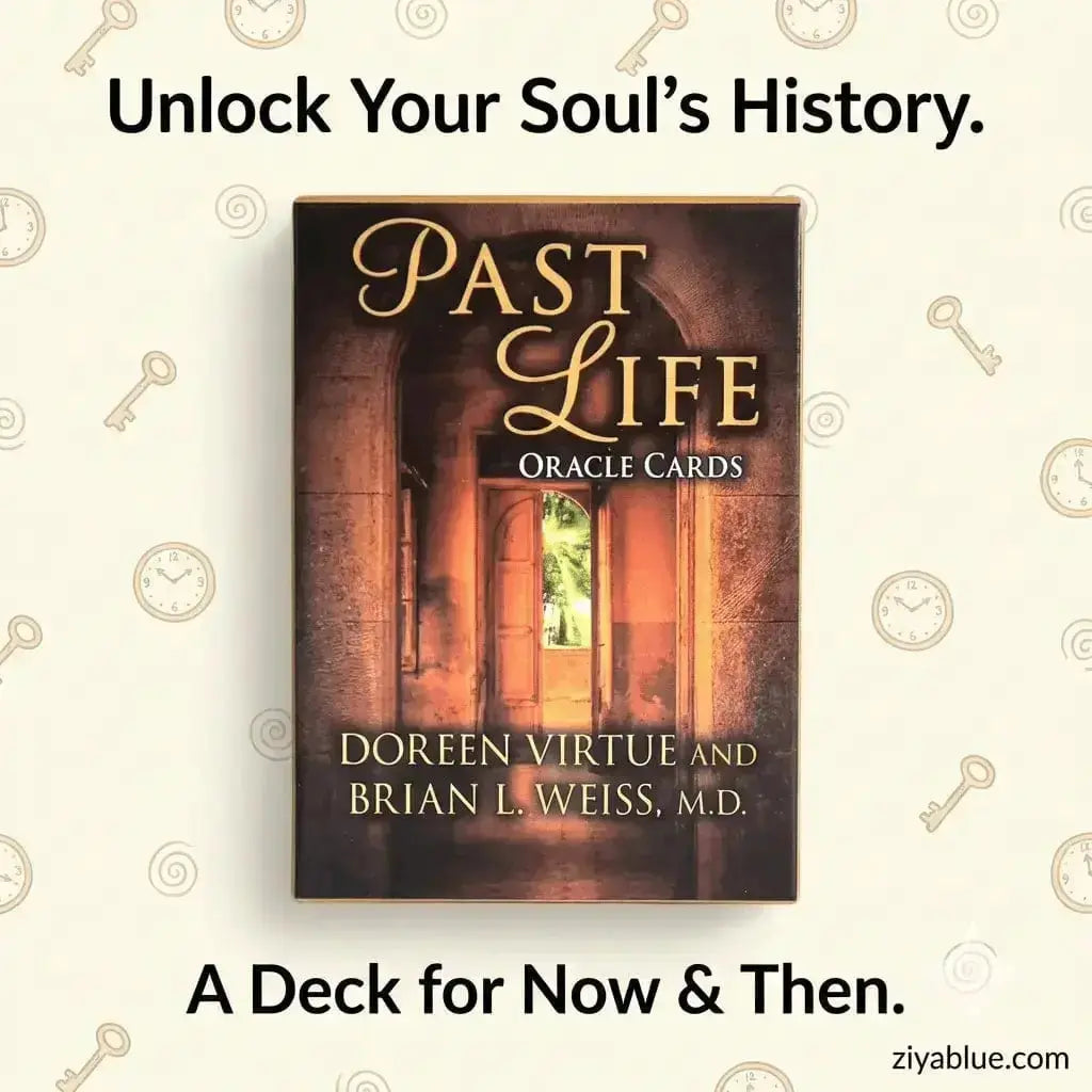 Past Life Oracle | 44-Card Mini Soul Journey Deck Ziya Blue Ziya Blue