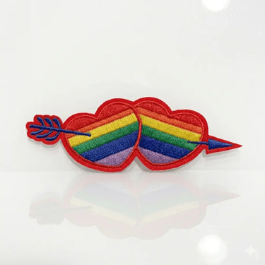 Patch - Heart - Two Rainbow  Ziya Blue