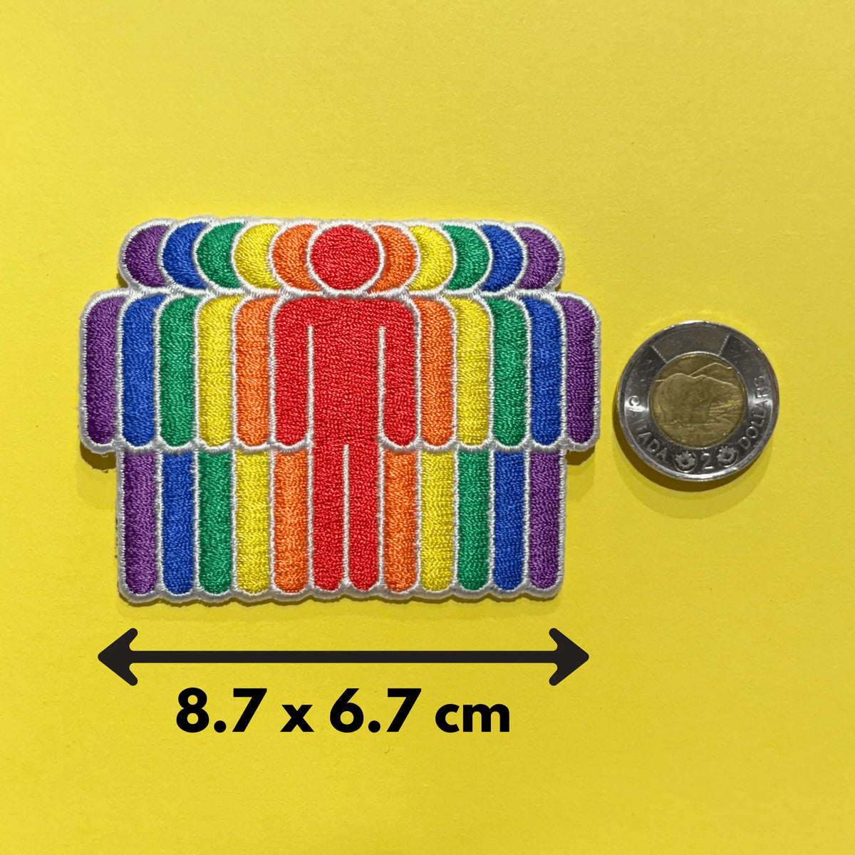 Patch - Rainbow - Pride Tribe Faire Ziya Blue