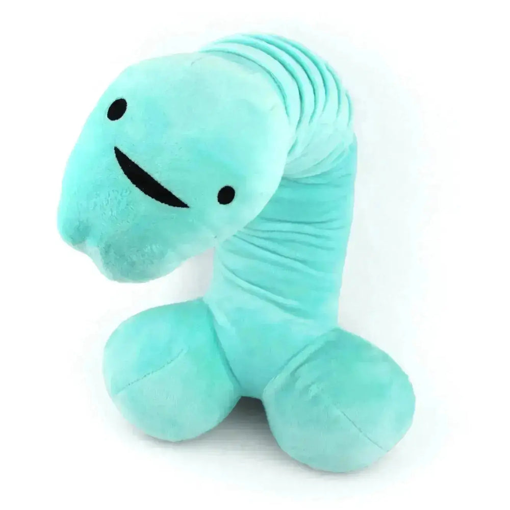 Penis Neck Pillow: Funny Anatomical Plush I Heart Guts Ziya Blue