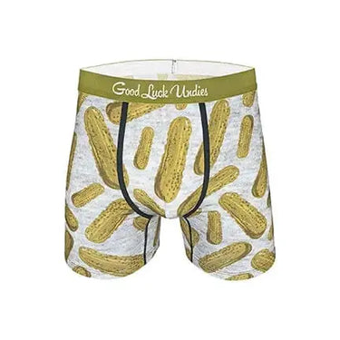 Pickle Underwear | Men's "Kind of a Big Dill" Boxer Briefs Good Luck Sock Ziya Blue