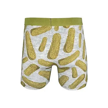 Pickle Underwear | Men's "Kind of a Big Dill" Boxer Briefs Good Luck Sock Ziya Blue